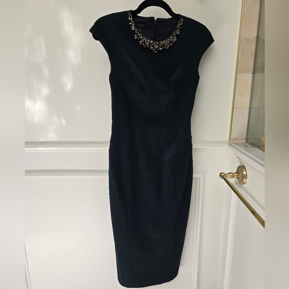 Ted Baker Dardee Embellished Bodycon Sheath Dress